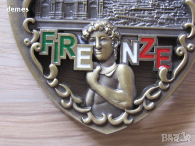 3D Метален магнит от Флоренция, Италия-2, снимка 4 - Колекции - 39977064