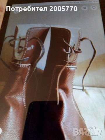 Нови дамски кожени боти, снимка 4 - Дамски боти - 51690754