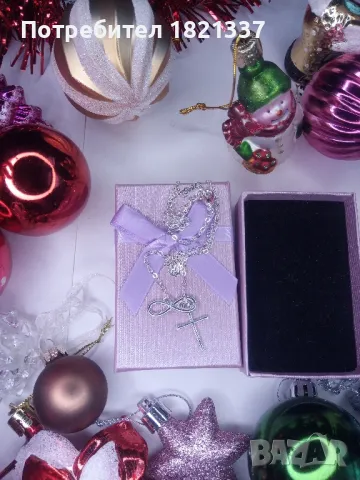 Колие кръст и безкрайност , снимка 3 - Колиета, медальони, синджири - 48758288