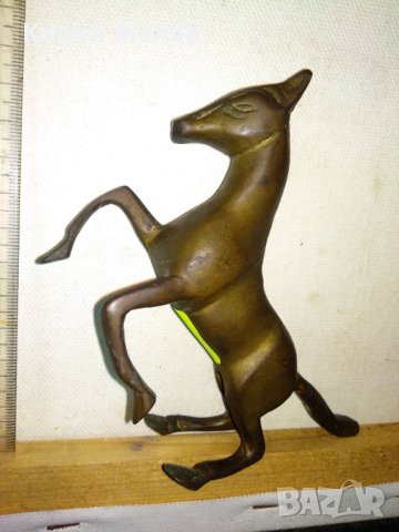 Старинна БРОНЗОВА СТАТУЕТКА КОНЧЕ ДЕКОРАТИВНА МЕТАЛНА ФИГУРКА МАЙСТОРСКА За КОЛЕКЦИЯ / ДОМА 42686, снимка 9 - Колекции - 43891634