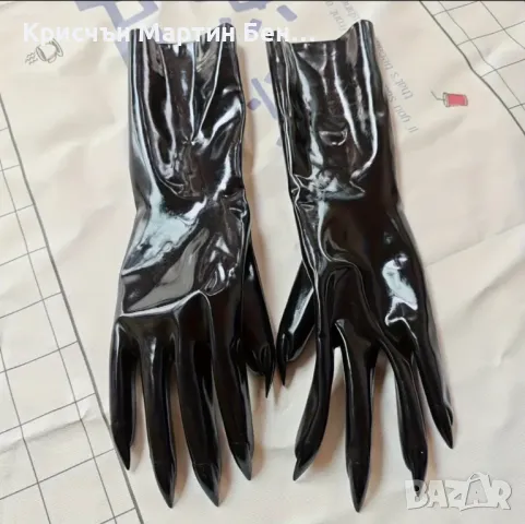 Боди ВИСОКО Блясък черно червен латексов плюш/с.м.л.хл.до 5хл, снимка 8 - Бельо - 48726496