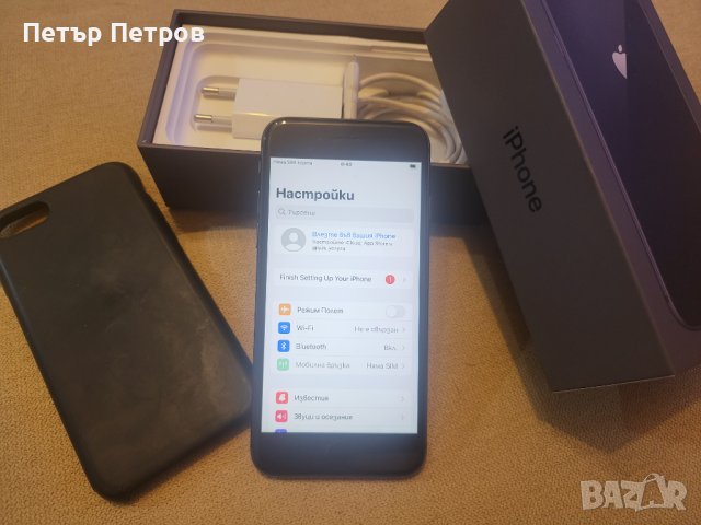 iPhone 8 64GB 74% black айос 16 бг -меню! ПЪЛЕН КОМПЛЕКТ! топ състояние!, снимка 2 - Apple iPhone - 39457885