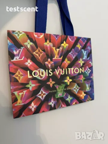 Бутикова подаръчна торба Louis Vuitton Multicolored 22x18.5 Holiday Shopping Bag , снимка 4 - Чанти - 48230719