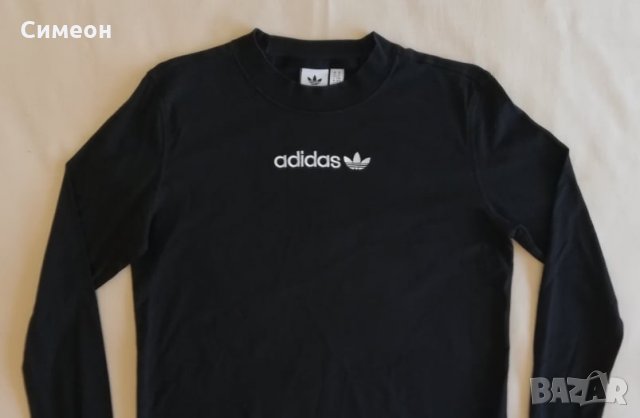 Adidas Originals Coeeze Shirt оригинална блуза XS памук фланелка рокля, снимка 2 - Спортни екипи - 35437760