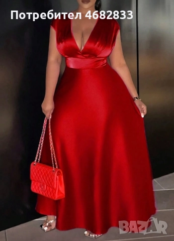 Рокля червена