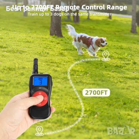 Нов Водоустойчив нашийник каишка за кучета против лай USB зареждане , снимка 2 - За кучета - 43102690
