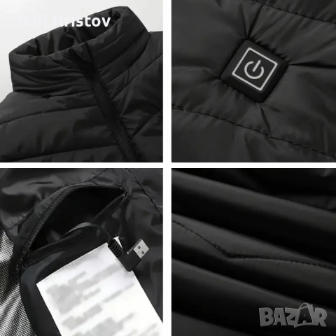 Електрически отопляем елек за зимния период с USB захранване - Unisex, снимка 3 - Други - 52614912