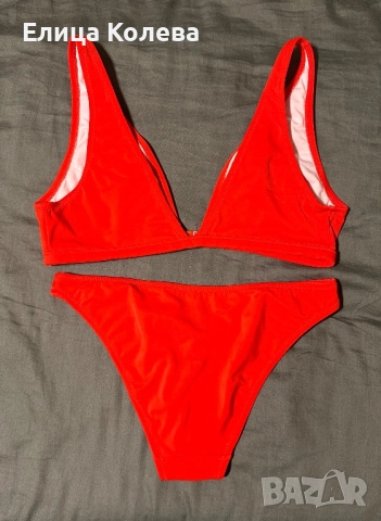 Червен бански, снимка 2 - Бански костюми - 52851942