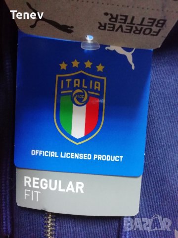 Италия Campioni D'Europa 2021 Puma Italy Ново оригинално горнище суичър памучно L шампиони на Европа, снимка 5 - Спортни дрехи, екипи - 43628020