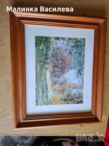 картина  с дървена рамка , снимка 4 - Картини - 48308490