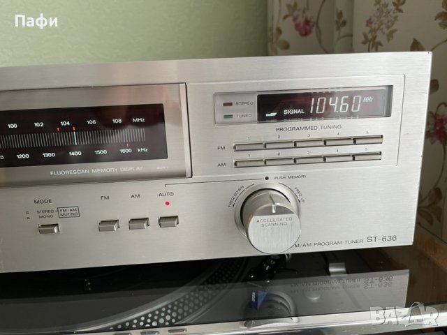 Sony ST 636 тунер, снимка 5 - Ресийвъри, усилватели, смесителни пултове - 43355103