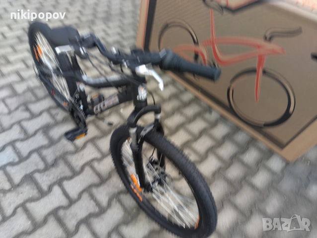 CROSS Алуминиев велосипед 24" SPEEDSTER boy 2db черен/сив, снимка 6 - Велосипеди - 53561334