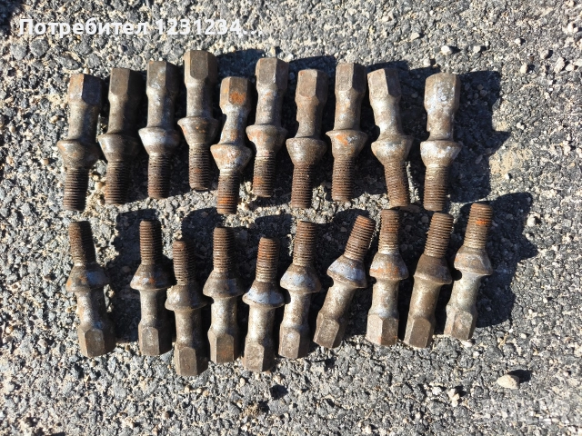 Болтове за джанти М12/1.5, снимка 2 - Аксесоари и консумативи - 52825299