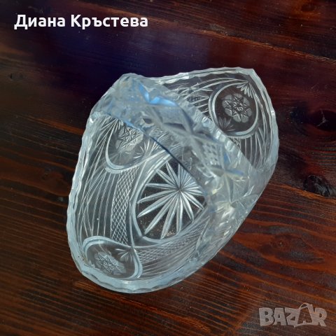 Кристална кошничка, снимка 3 - Декорация за дома - 40749614