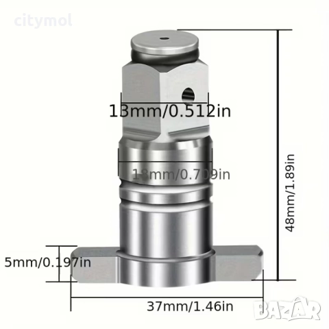 Наковалня за ударен гайковерт/импакт , снимка 7 - Винтоверти - 52007703