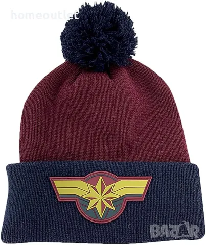 ПРОМОЦИЯ Зимна шапка MARVEL в тъмно синьо и бордо