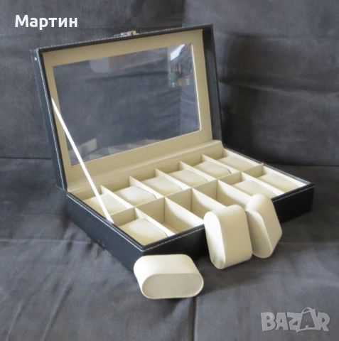 Кутия за часовници или бижута с 12 отделения, снимка 4 - Други - 51878753