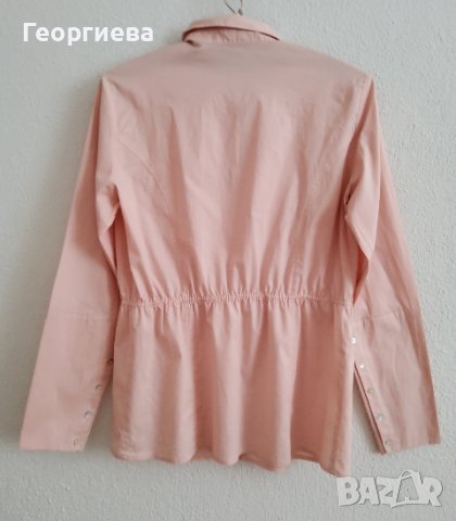 Розова риза с дълги ръкави, снимка 6 - Ризи - 37895689