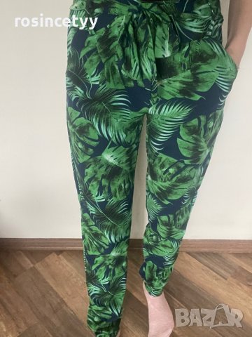 Флорален летен панталон , снимка 4 - Панталони - 40108004