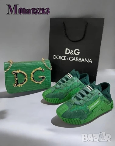 дамски маратонки от естествена кожа Dolce&Gabbana , снимка 9 - Маратонки - 50761498