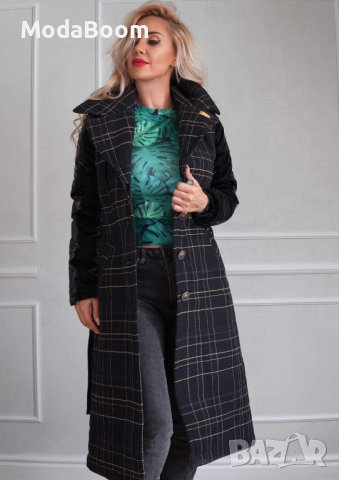 Стилно дамско палто , снимка 2 - Палта, манта - 43082886