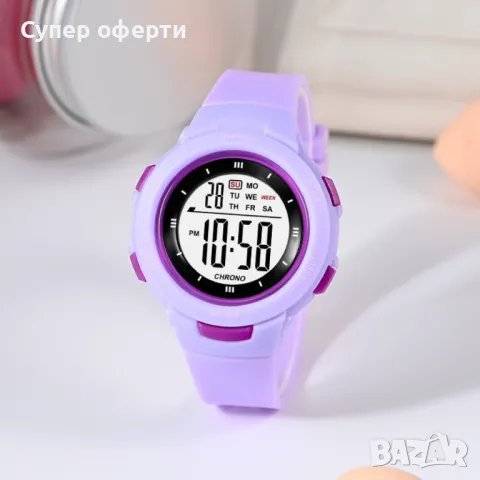 Детски моден часовник с дигитален дисплей, водоустойчив, снимка 5 - Детски - 49940988