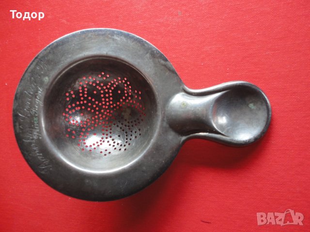 Уникална цедка за чай Christofle Prinz Regent, снимка 6 - Сервизи - 42990860