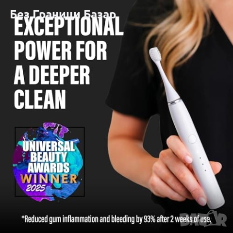 Нова Sonic Pro електрическа четка за зъби – премахва плака и избелва, снимка 7 - Други - 51592556