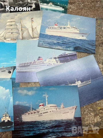 18 картички и календарче на морска тематика - лот. Цена за всичките , снимка 3 - Колекции - 51194909