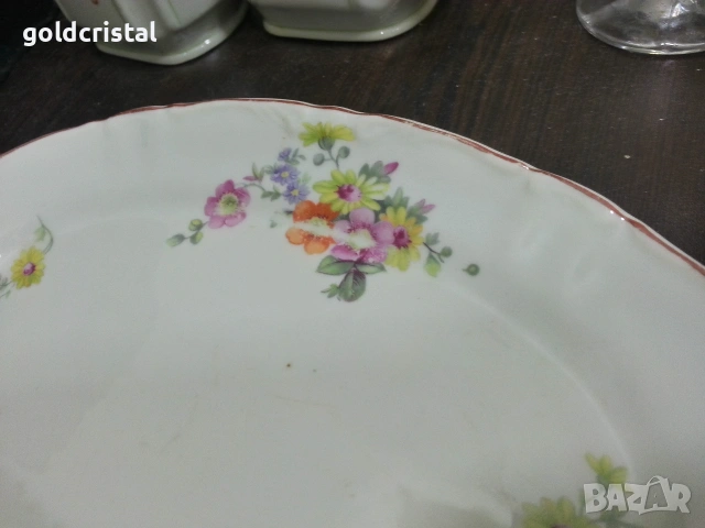 Стар български порцелан чинии , снимка 7 - Антикварни и старинни предмети - 48082311