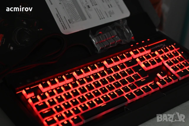 Чисто нови механични гейминг клавиатури HyperX Alloy Elite, USB Hub, снимка 2 - Клавиатури и мишки - 52429227
