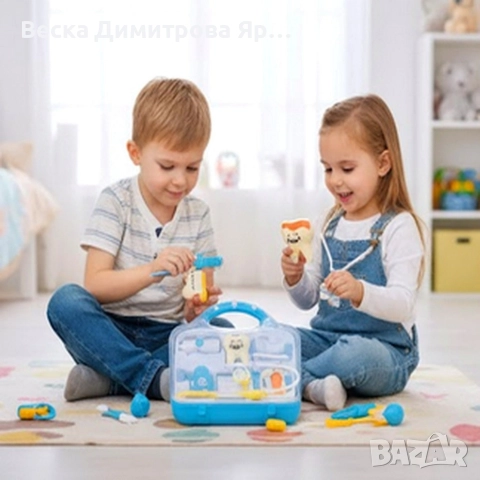 Детски зъболекарски комплект Cleaners Doctor Tooth, снимка 4 - Играчки за стая - 52722277