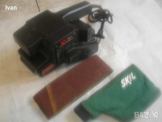 НИДЕРЛАНДСКИ ОРИГИНАЛЕН ЛЕНТОВ ШЛАЙФ 560W 2,6A SKIL 1100H1 ПРОФЕСИОНАЛЕН, снимка 3 - Други инструменти - 50991538