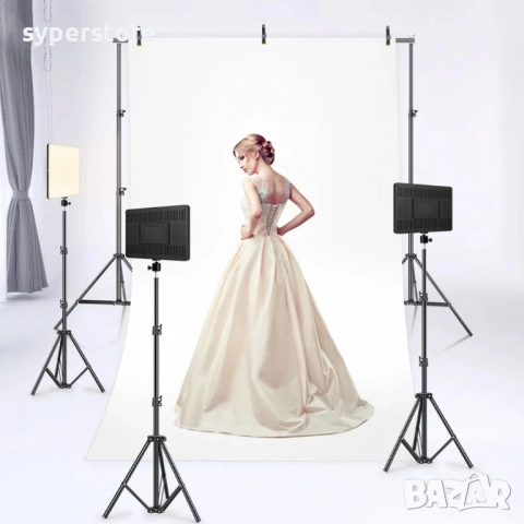 Професионална LED лампа Digital One SP01127 RL-1800, 22", за видео заснемани и за студийно осветлени, снимка 2 - Селфи стикове, аксесоари - 51507715