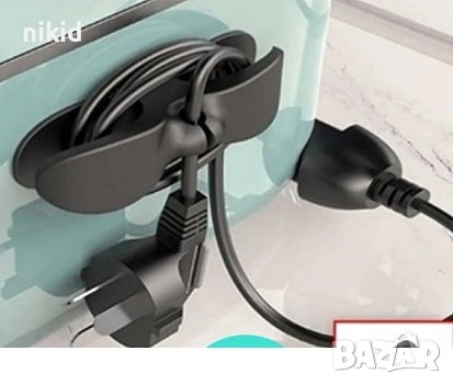 Уред за навиване на кабел кабели кабелен Органайзер клипс