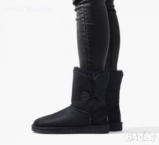 боти UGG Bailey Button II   номер 41 -42, снимка 5 - Дамски боти - 34774468