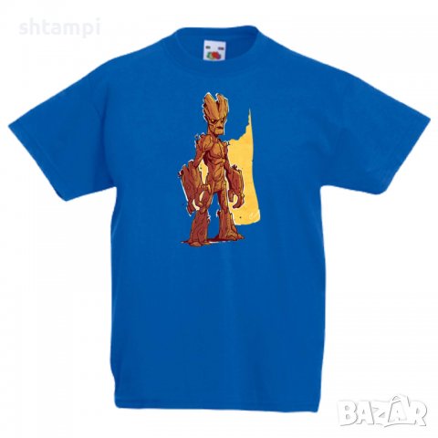 Детска тениска Marvel Groot 1 Игра,Изненада,Подарък,Геймър,, снимка 4 - Детски Блузи и туники - 36716777