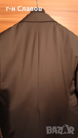 PIERRE CARDIN Paris 100 Wool Slime Fit 56R , снимка 13 - Костюми - 52100859