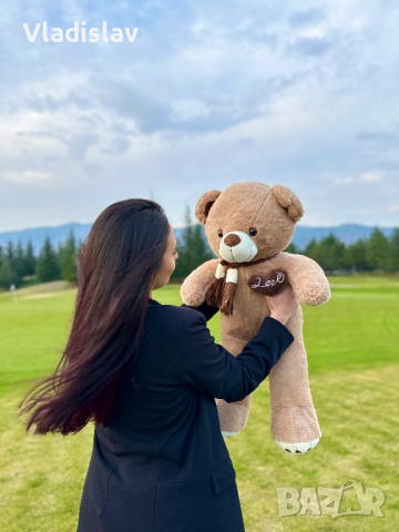 Плюшено мече 80 см, снимка 3 - Плюшени играчки - 44847183