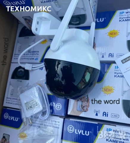 ОХРАНИТЕЛНА WiFi КАМЕРА LyLu 6MP Smart Sphere ptz iCSee app, снимка 10 - IP камери - 51318707