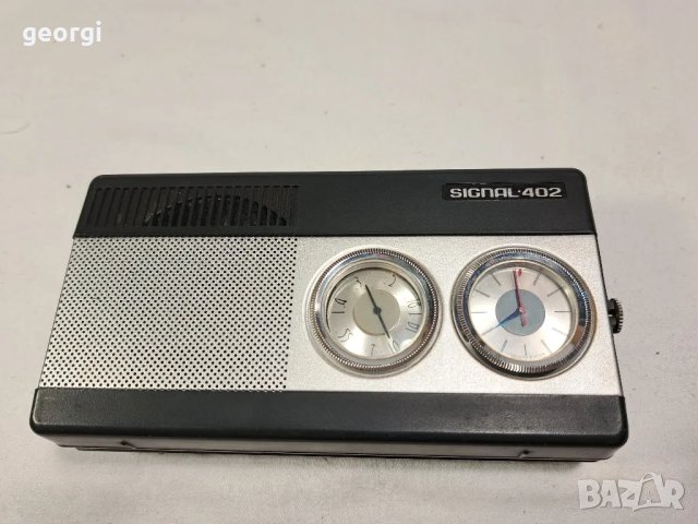 ретро съветско радио транзистор Signal tento 402 , снимка 8 - Радиокасетофони, транзистори - 47959618