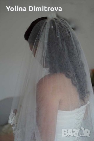 Сватбена рокля, воал и чанта, снимка 4 - Сватбени рокли - 27855228