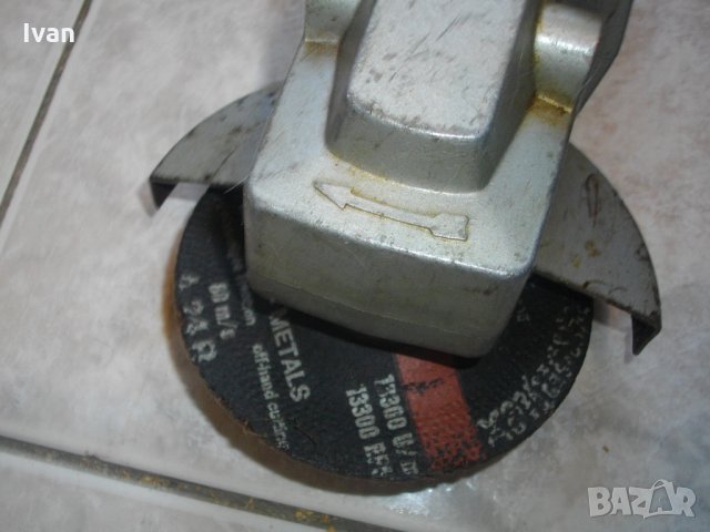 ЗА ЧАСТИ-ЗА РЕМОНТ-Немски Малък Ъглошлайф-Без Пусков Ключ-ф115 мм, снимка 4 - Други инструменти - 33403707