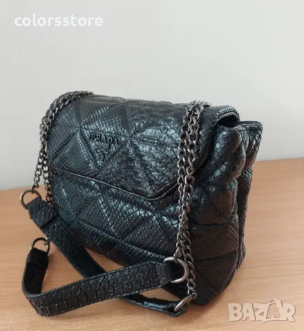 Луксозна Черна чанта -SG55b , снимка 3 - Чанти - 35228748