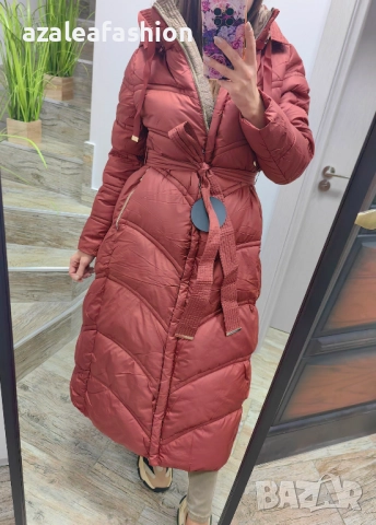 Дълго зимно яке, снимка 5 - Якета - 52705189