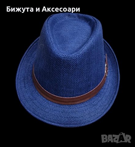 Тъмно синя шапка лятна бомбе унисекс V:8423-8, снимка 1 - Шапки - 40314714