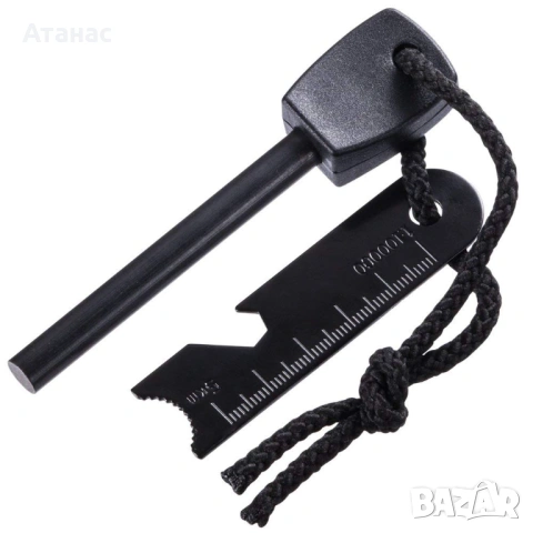 Магнезиева запалка с мултифункционален скрепер – голяма