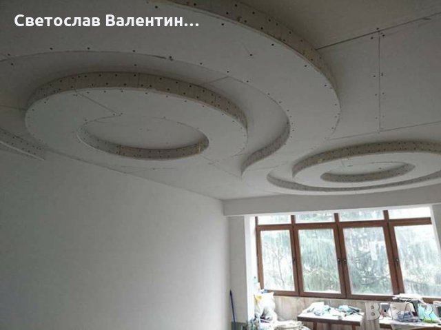 Тавани и стени от гипсокартон.Шпакловки и декоративни мазилки., снимка 11 - Ремонти на апартаменти - 28392777