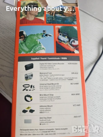 Екшън камера SONY HDR-AS30V , снимка 2 - Камери - 50459323