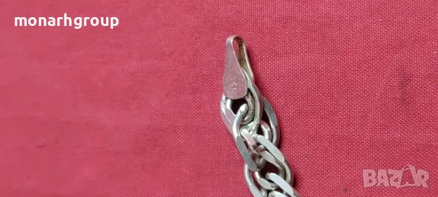 Сребърна гривна, снимка 2 - Гривни - 48045695